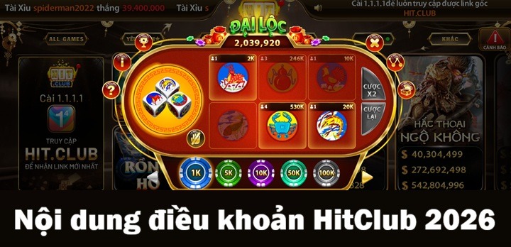 Điều khoản tại Hitclub quy định những gì? 